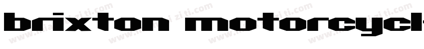 brixton motorcycls字体转换